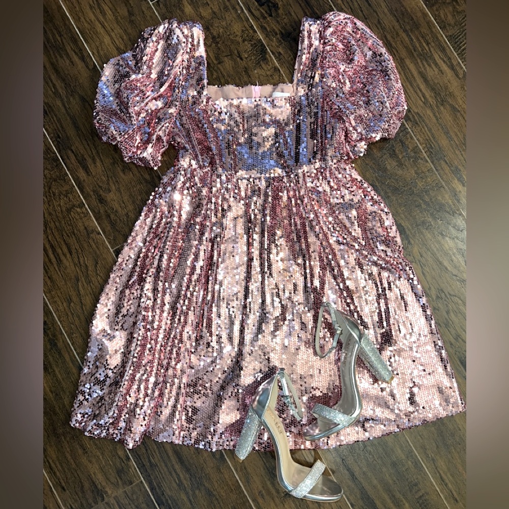 Pink Lily sequin pink dress - Picture 4 of 5